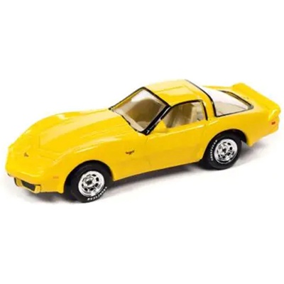 Chevrolet Corvette 1979 žlutá Johnny Lightning 1:64