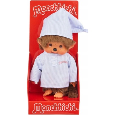 Monchhichi Mončiči chlapec v pruhovanom pyžame 20 cm