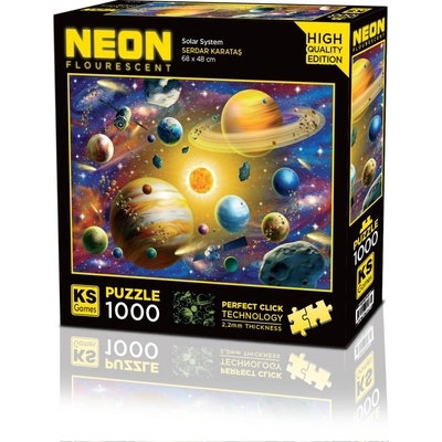 KS Games Slnečná sústava neón 1000 dielov