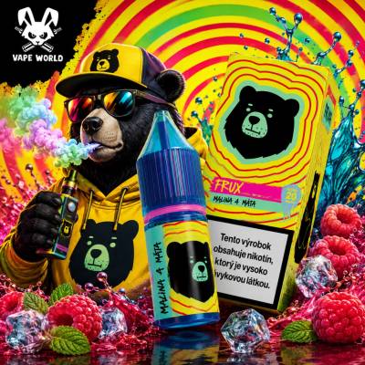 Go Bears Frux Salts Malina a Mäta 10 ml 20 mg