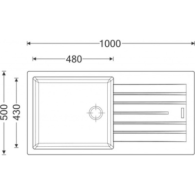 Sinks PERFECTO 1000 Sahara