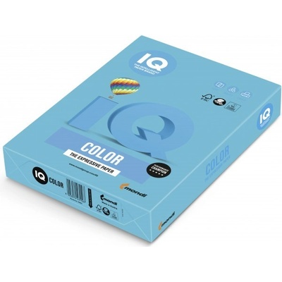 Barevný papír IQ COLOR AB48 A4 80g azurová AB48 500 archů