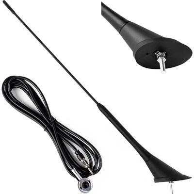 Autoanténa 40cm 5mm adaptér 3m cord ANT07