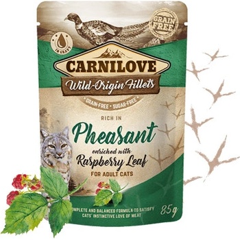 Carnilove Rich in Pheasant Enriched with Raspberry Leaves 24 x 85 g