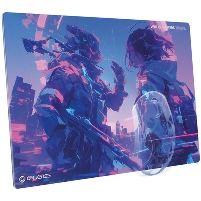 Oniverse Стъклена подложка за мишка Oniverse - First Encounter, S, многоцветна (ONIMPAD2-PC-ONI2)