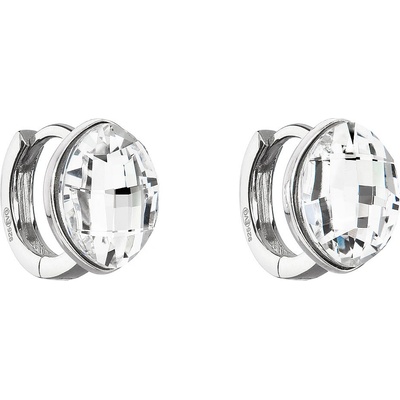 Pavona visací s krystaly Swarovski bílý ovál 31261.1