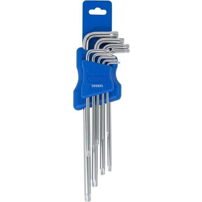 Forsage Sada extra dlhých TORX kľúčov 9 ks FS-6539