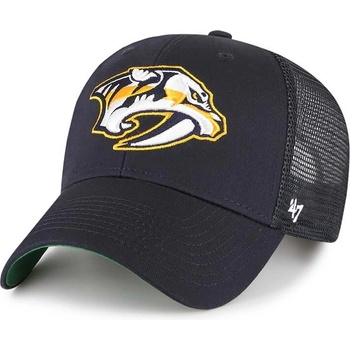 47 brand Шапка с козирка 47 brand NHL Nashville Predators в тъмносиньо с апликация H-BRANS30CTP-NY (H.BRANS30CTP.NY)