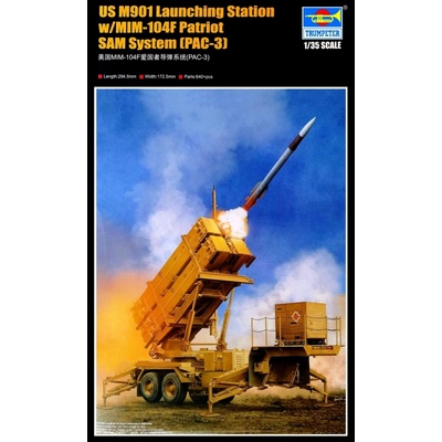 Trumpeter US M901 Launching Station w/MIM-104F Patriot SAM System PAC-3 1:35