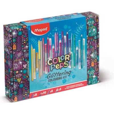 Maped "ColorPeps" комплект за оцветяване с пайети, 31 части 984722 (984722)