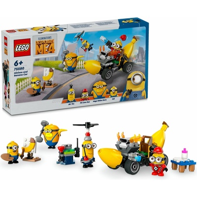LEGO® Despicable Me 4 - Minions and Banana Car (75580)