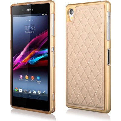 Pouzdro Qult Skin Sony Xperia Z1 zlaté – Hledejceny.cz
