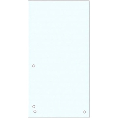 DONAU bílý, papírový, 1/3 A4, 235 x 105 mm - balení 100 ks