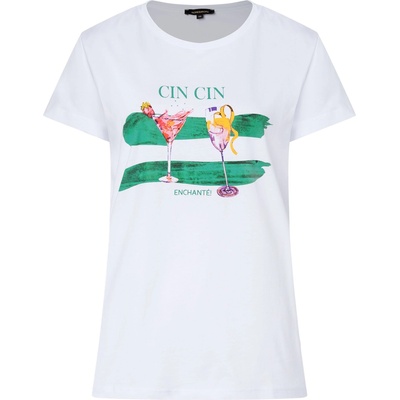 More & more Тениска 'Cin Cin' бяло, размер 42
