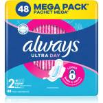 Always Ultra Super Size 2 санитарни кърпи с крилца 48 бр
