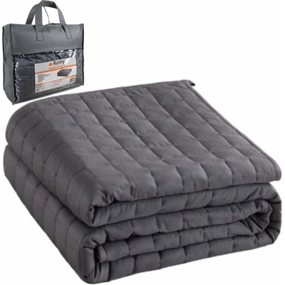 Ruhhy 19533 Záťažová prikrývka antistresová 6 kg sivá 150x200