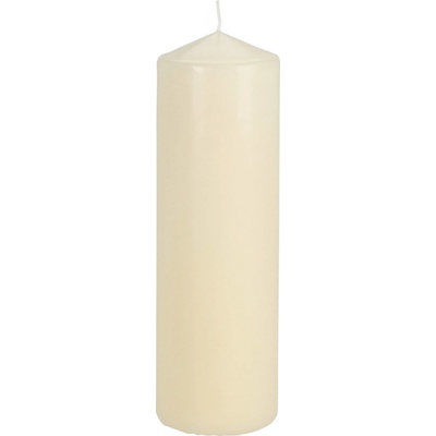 Home Styling Collection Svíčka z parafínu, Ø 8 x 25 cm, béžová béžová