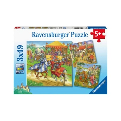Ravensburger Ritterturnier im Mittelalter mit 3x49 dílků