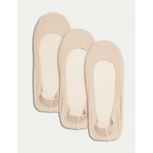 Marks & Spencer 3 бр. къси чорапи Marks & Spencer бежови Marks & Spencer | Bezhov | ЖЕНИ | 3-5