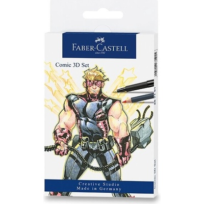 Faber-Castell 267191 Pitt Artist Pen Comic 3D 11 ks