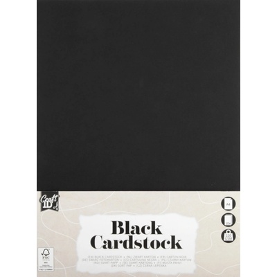 Černé čtvrtky A4, 220 g/m2 - 10 listů