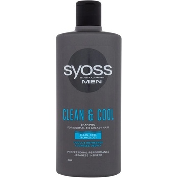 Syoss Men Clean and Cool šampon 440 ml