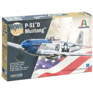 Italeri Комплект модел самолет 1484 - P-51D Mustang Aces (1: 72)