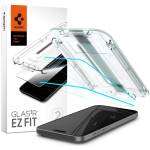 Spigen Glass TR EZ Fit комплект 2, прозрачен - iPhone 15 Plus (AGL06883)