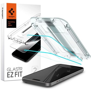Spigen Glass TR EZ Fit комплект 2, прозрачен - iPhone 15 Plus (AGL06883)