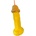 Бутилка със сламка във формата на пенис - Plastic Penis Bottle Yellow (D-241822)