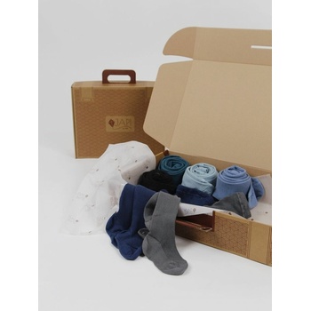 Detské pančuchy na traky JAPI tmavo-sivá