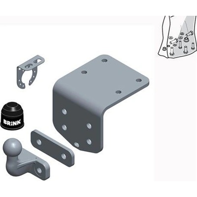 Tažné zařízení BRINK 613200