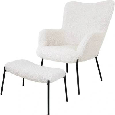 Sconto Glosguw s Podnožkou Biela