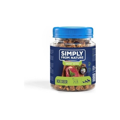 SIMPLY FROM NATURE Smart Bites Tréningová maškrta zo srnčieho mäsa 130 g