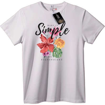 NOONEBRAND Тениска Флорален Букет - S, Black