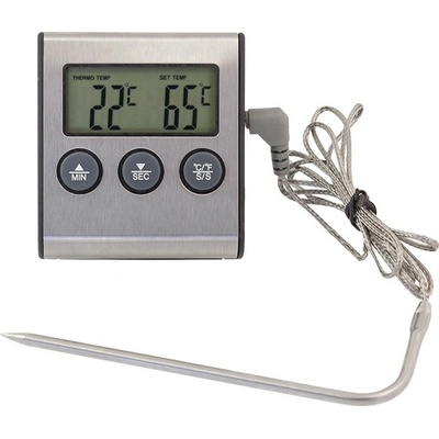 APT Teploměr do masa digitální, masová sonda, kabel 1,2m, AG254A – Zboží Dáma