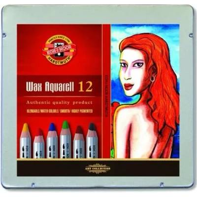 Koh-i-Noor voskové akvarelové pastelky sada 12 ks