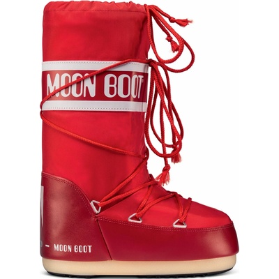 Moon Boot ICON NYLON červená biela