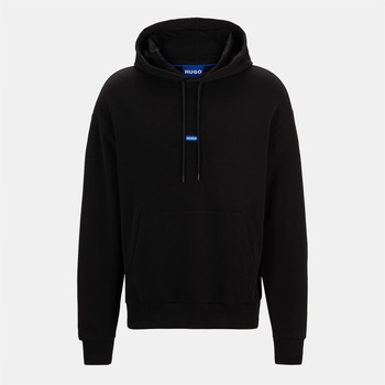 HUGO BOSS Суичър Hugo Logo Label Hoodie - Black 001