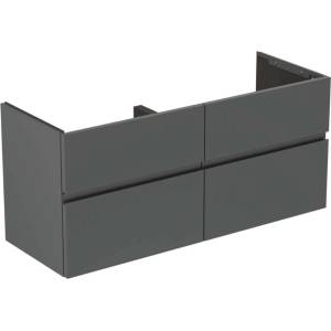 Ideal Standard Finesse - Шкаф за мивка, 120x44x55 см, 4 чекмеджета, матов антрацит E3390Y2 (E3390Y2)