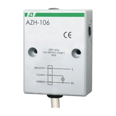 F&F Súmrakový spínač 16A 230V 2-1000lx IP65 AZH-106