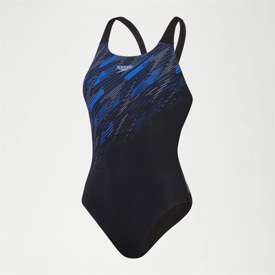 Speedo Womens HyperBoom Placement Muscleback - Black/Blue