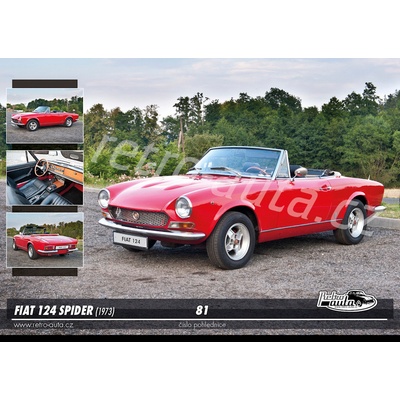 Pohlednice č. 81 - FIAT 124 SPIDER (1973)