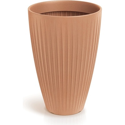 Prosperplast Vysoký květináč LATIE ROUND II 40 cm terakota