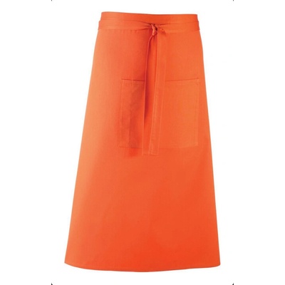 Cotton Classics Zástěra Colours pas dlouhá oranžová