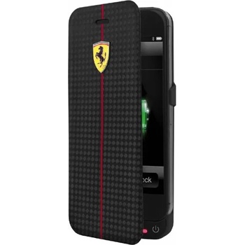 Image 1 of Samsung Страничен калъф тип тефтер серия Ferrari за Samsung Grand 2, черен карбон
