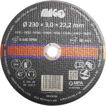 Magg Řezný kotouč 230 x 3,0 x 22,2 mm RK23030