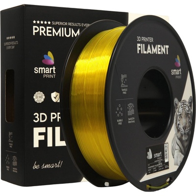 Smart Print FG-S201-E1, 3D филамент, PETG, 1, 75mm, 1000g, Прозрачно жълт (Transparent yellow) (FG-S201-E1)