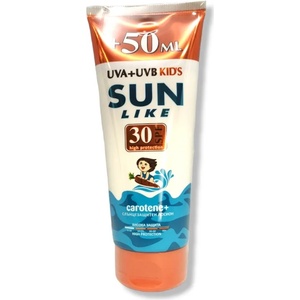 SUN LIKE слънцезащитен лосион, Туба, За деца, Без парабени, spf 30, 150мл