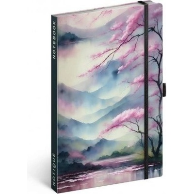 Notes Sakura linajkovaný